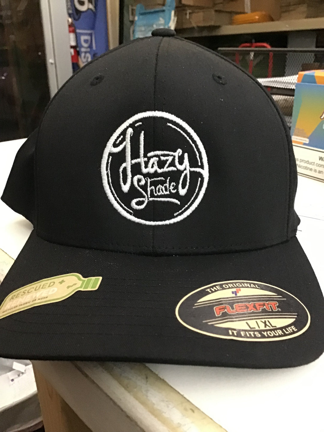 Hazy Shade Flexfit Sustainable Retro Trucker Cap Round Logo